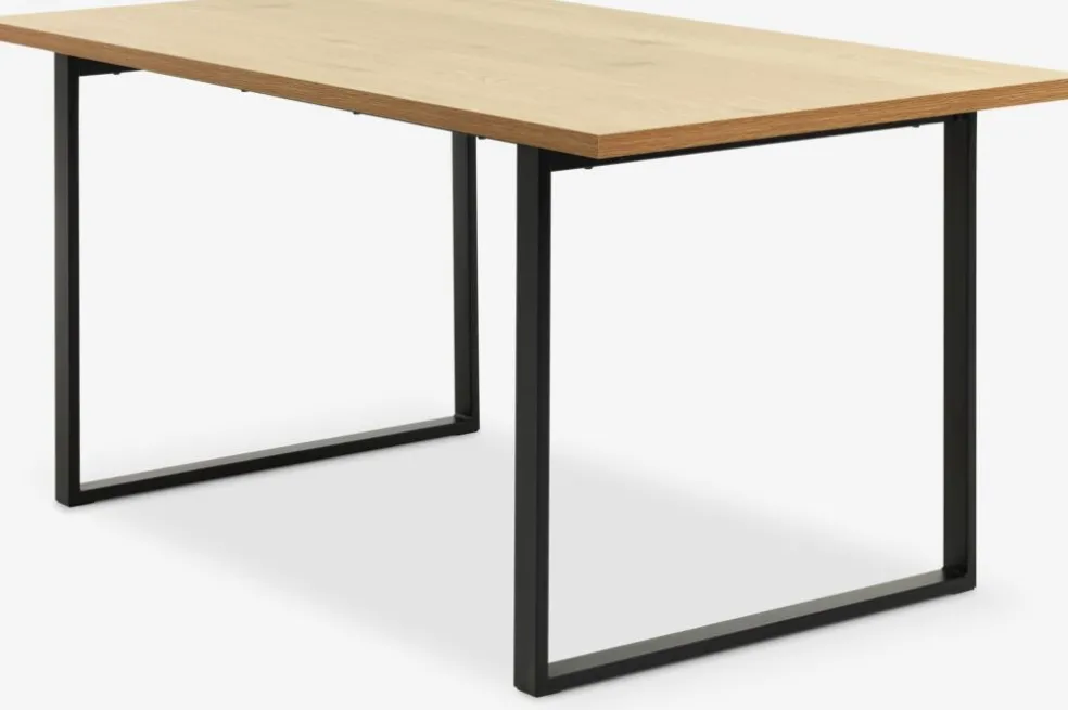 AABENRAATable AABENRAA 90x160 coloris chêne chaud/noir