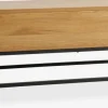 AABENRAATable basse AABENRAA L110 plateau relevable coloris chêne