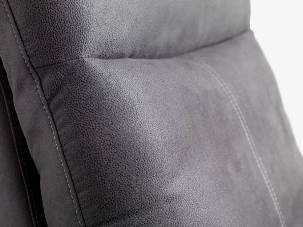 ABILDSKOVFauteuil inclinable ABILDSKOV électrique tissu gris