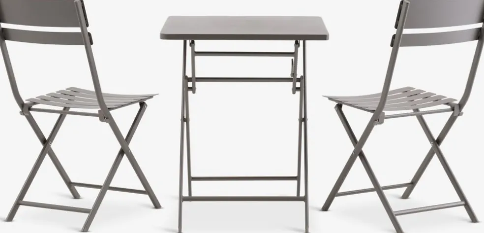 ABORGEnsemble bistrot ABORG l60xL60 sable foncé