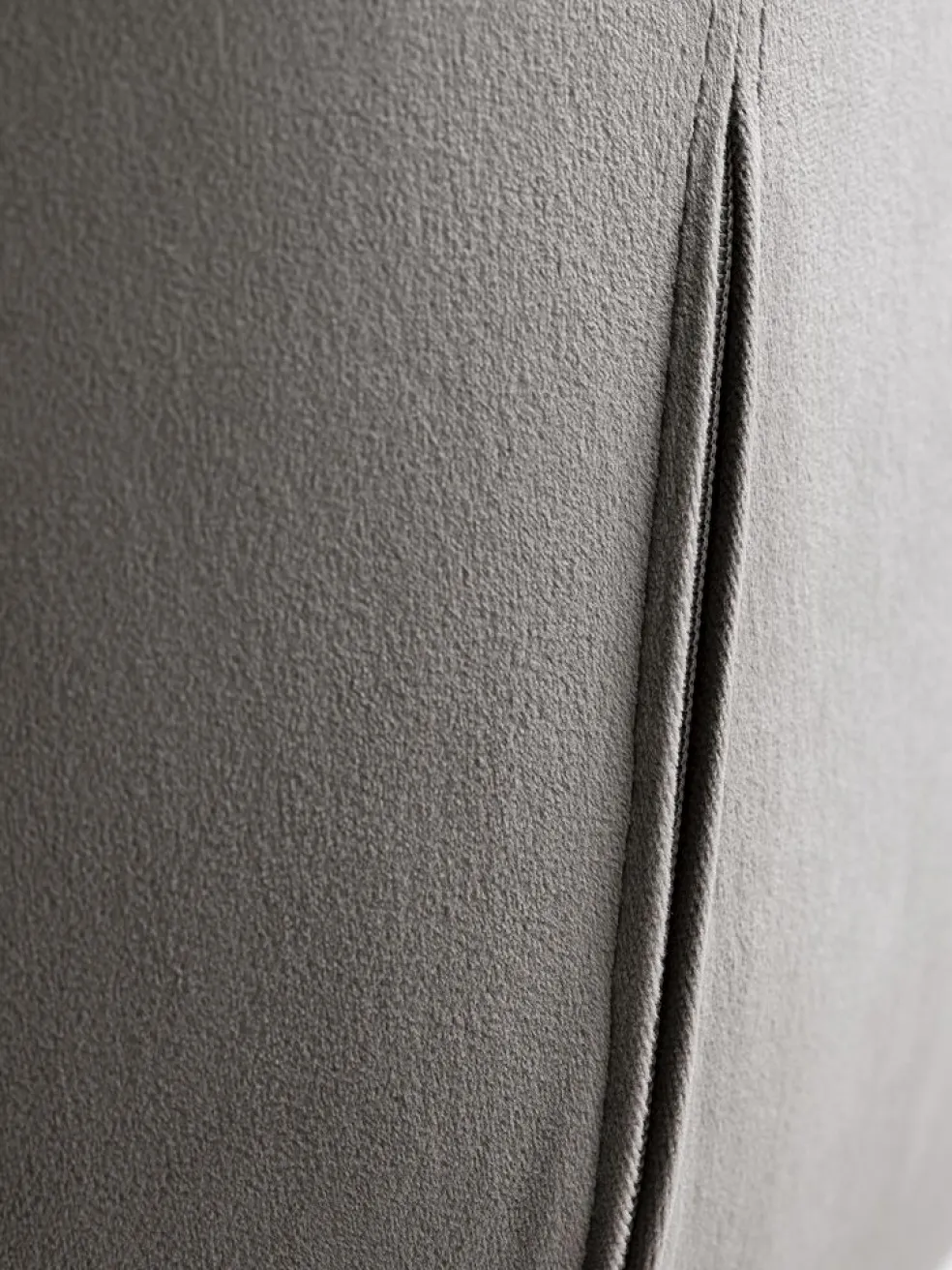 ADSLEVChaise ADSLEV velours gris/naturel