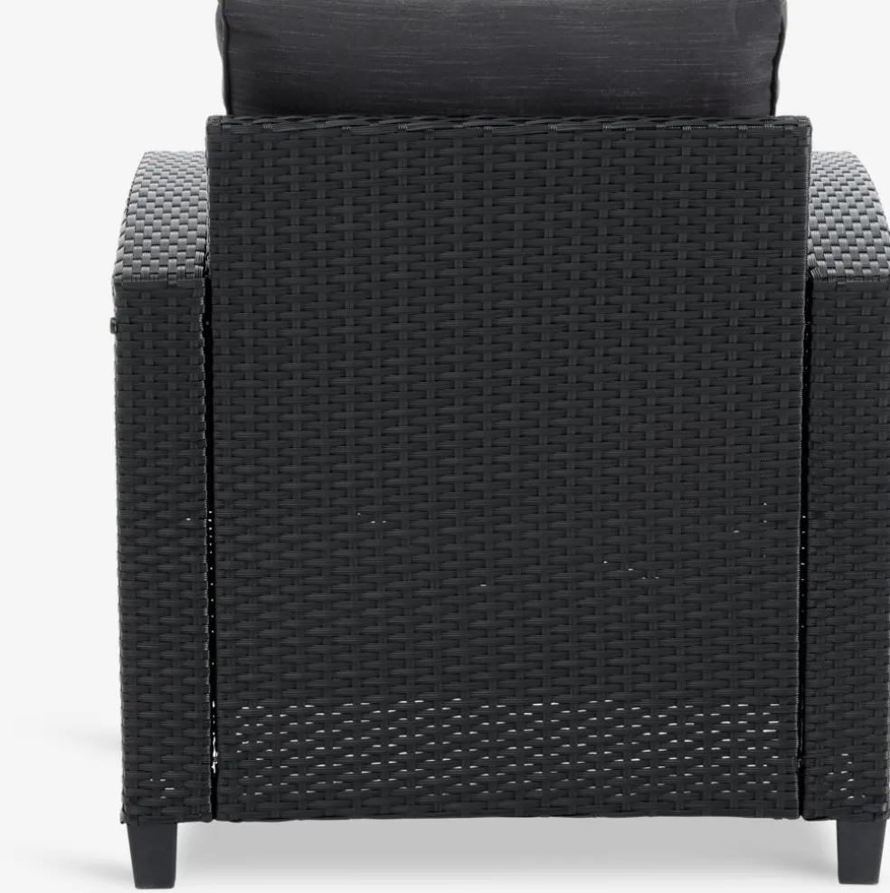 AGERMOSEFauteuil lounge AGERMOSE noir