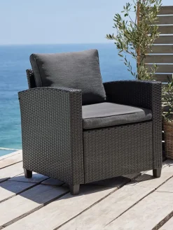 AGERMOSEFauteuil lounge AGERMOSE noir