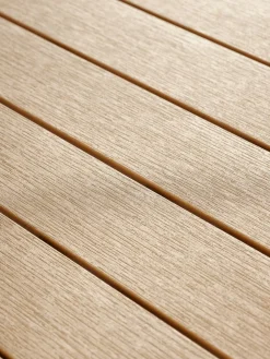 AKTIVEN + MIDDAGSBERGETAKTIVEN L118/168 table + 4 MIDDAGSBERGET chaises naturel