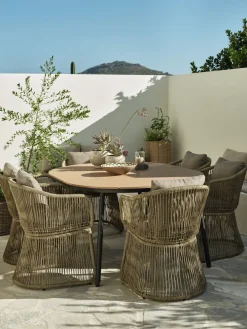 AKTIVEN + STORDALENAKTIVEN L118/168 table + 4 STORDALEN chaises naturel