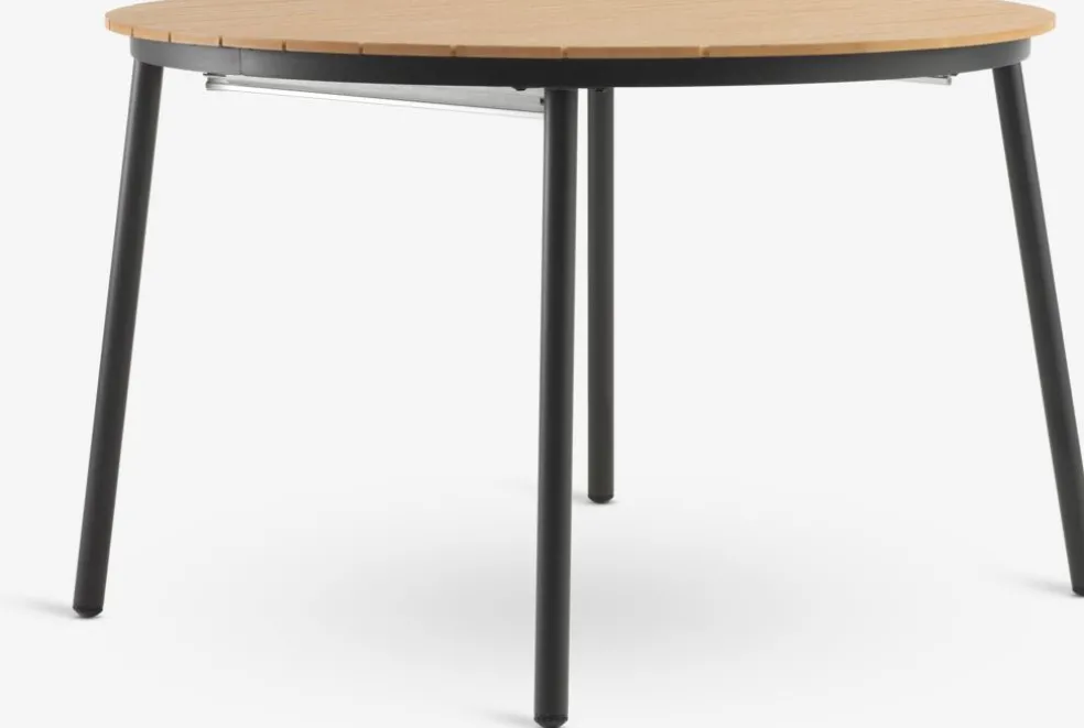 AKTIVENTable de jardin AKTIVEN Ø118xL118/168 naturel