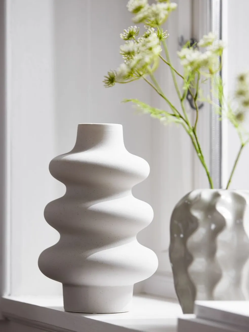 ALVISVase ALVIS Ø20xH30cm blanc
