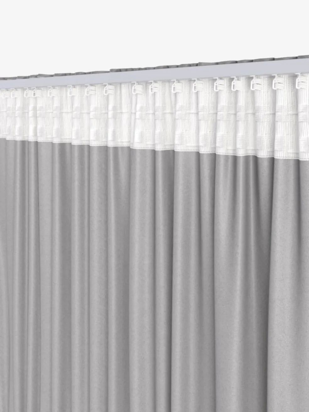 AMUNGENRideau tamisant AMUNGEN 1x140x175 gris clair