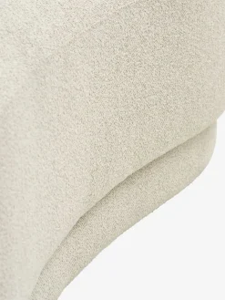 ANDRUPCanapé ANDRUP 3 places ovale tissu beige