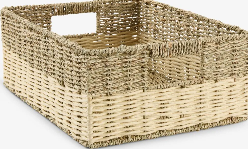 ARTHURPanier ARTHUR l29xL39xH15cm blanc