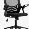 ASPERUPChaise de bureau ASPERUP maille/tissu noir