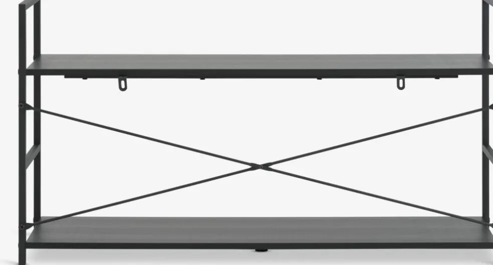 ASTRUPMeuble TV ASTRUP 1 tablette noir