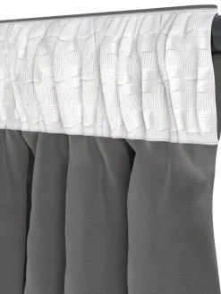 AUSTRARideau AUSTRA 1x140x300 velours gris