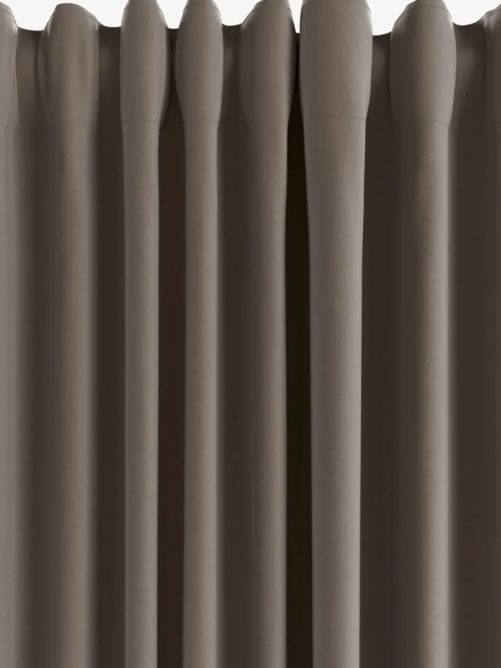 AUSTRARideau AUSTRA 1x140x300 velours brun