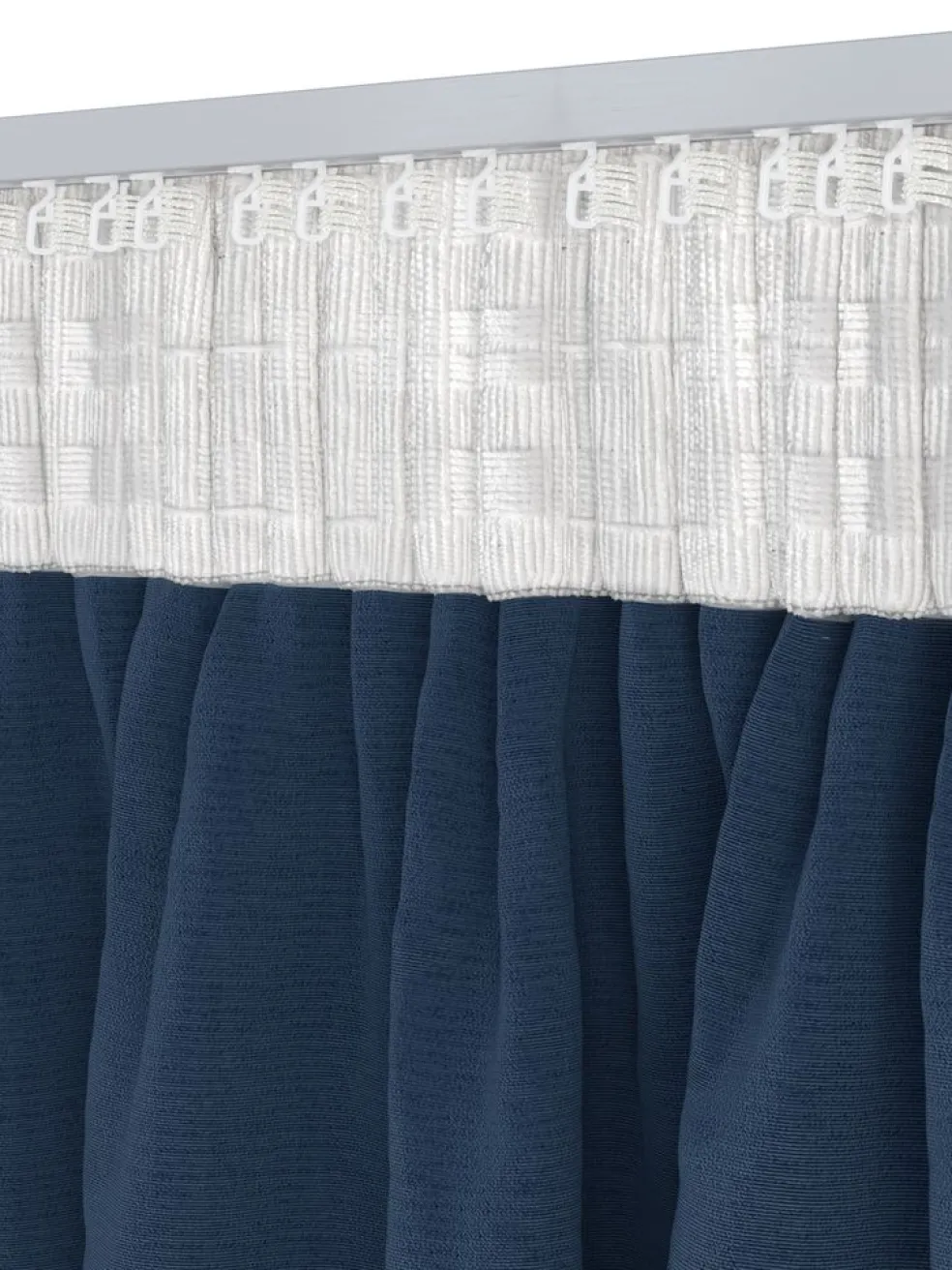 AUSTRARideau AUSTRA 1x140x300 velours bleu