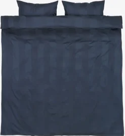 BARBOGoldParure de lit Satin BARBO 240x220 bleu foncé