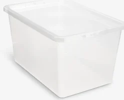 BASIC BOXBoîte de rangement BASIC BOX 52L a/couvercle transparent