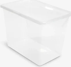 BASIC BOXBoîte de rangement BASIC BOX 80L a/couvercle transparent