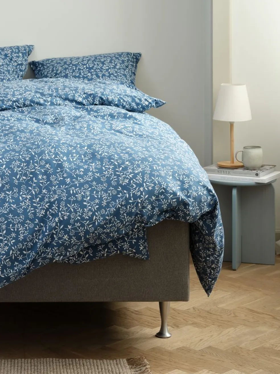 BELLABasicParure de lit BELLA Micro 240x220 bleu