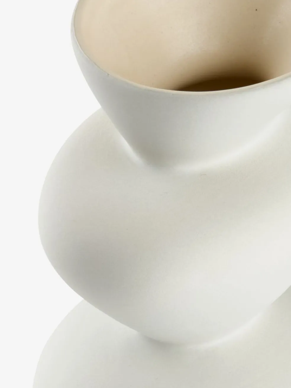 BENNYVase BENNY l11xL16xH25cm blanc