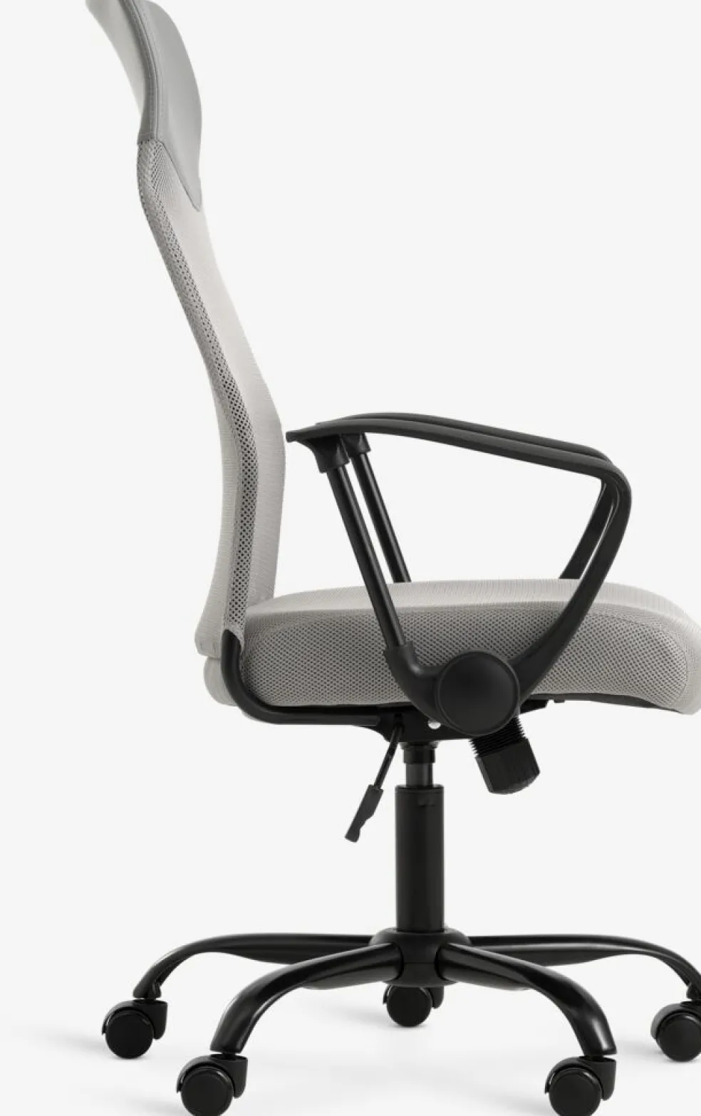 BILLUMFauteuil de bureau BILLUM maille gris/noir
