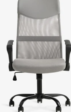 BILLUMFauteuil de bureau BILLUM maille gris/noir