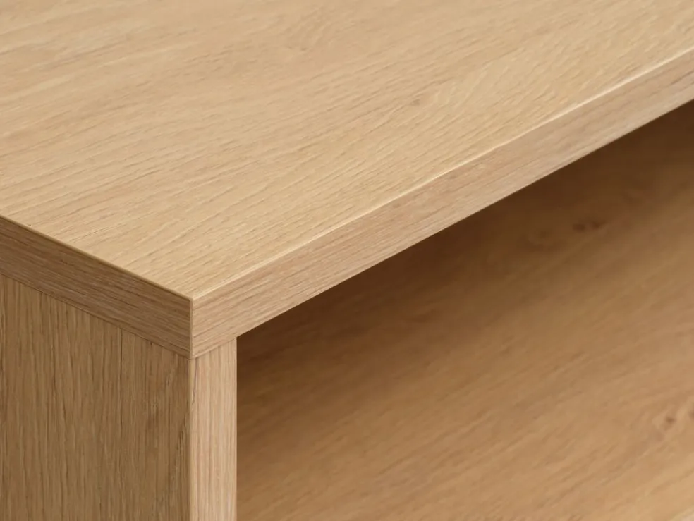 BILLUNDCommode 3 tiroirs BILLUND blanc/chêne