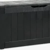 BISNAPCoffre à coussins BISNAP l117xH58xP45 noir