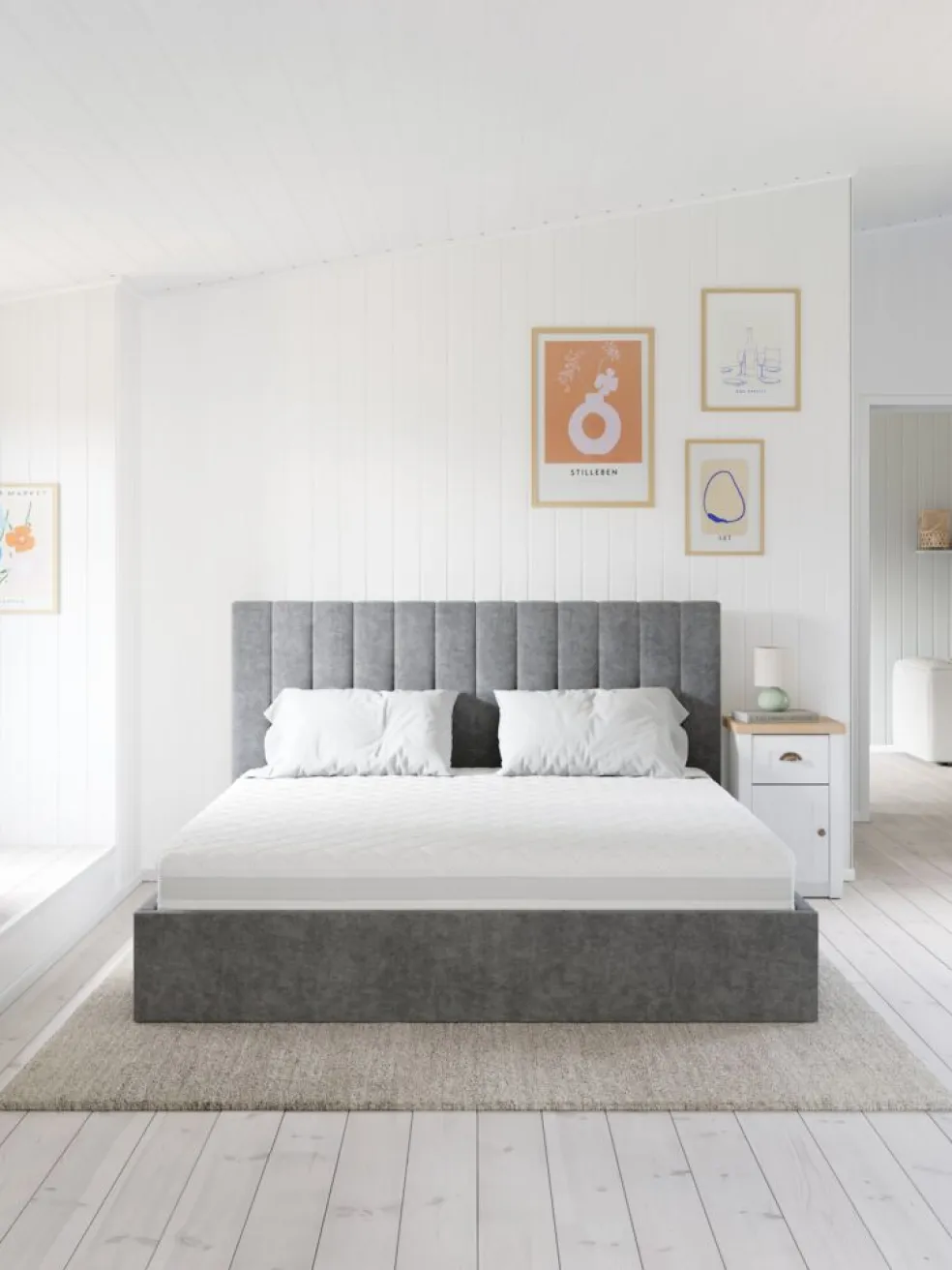 BITUPlusMatelas en mousse 140x190cm BITU Ferme/Moyen
