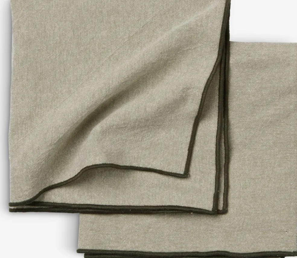 BLINDURTServiette en tissu BLINDURT 40x40 vert 2pcs/pqt