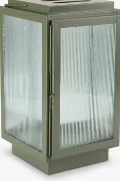 BRUMBASSELanterne BRUMBASSE l15xL16xH28cm vert