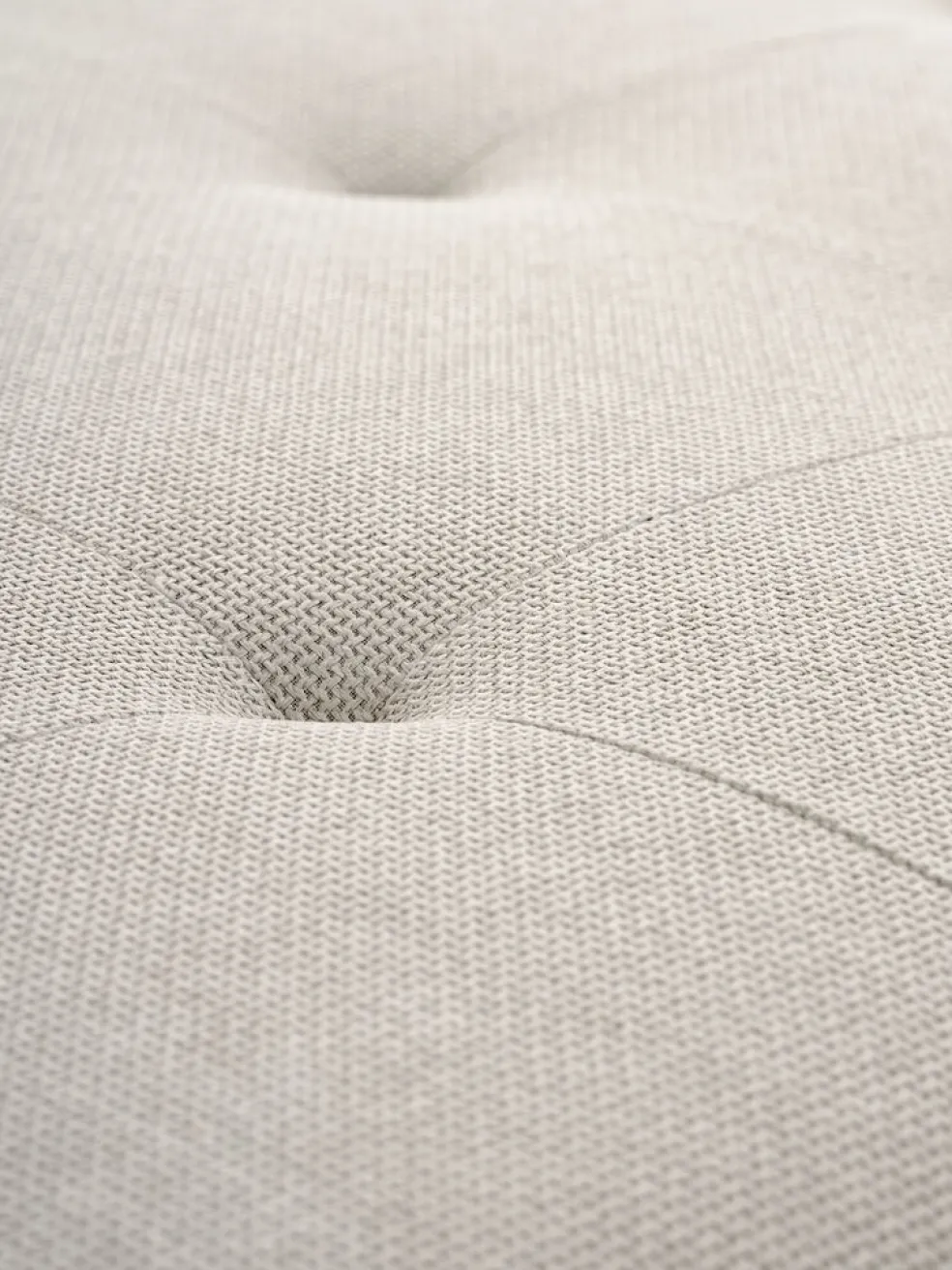 DAGSTRUPPouf DAGSTRUP a/dossier tissu beige