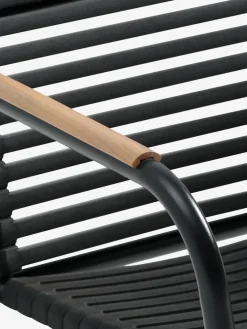 DAGSVAD + NABEDAGSVAD L190 table naturel + 4 NABE chaises noir