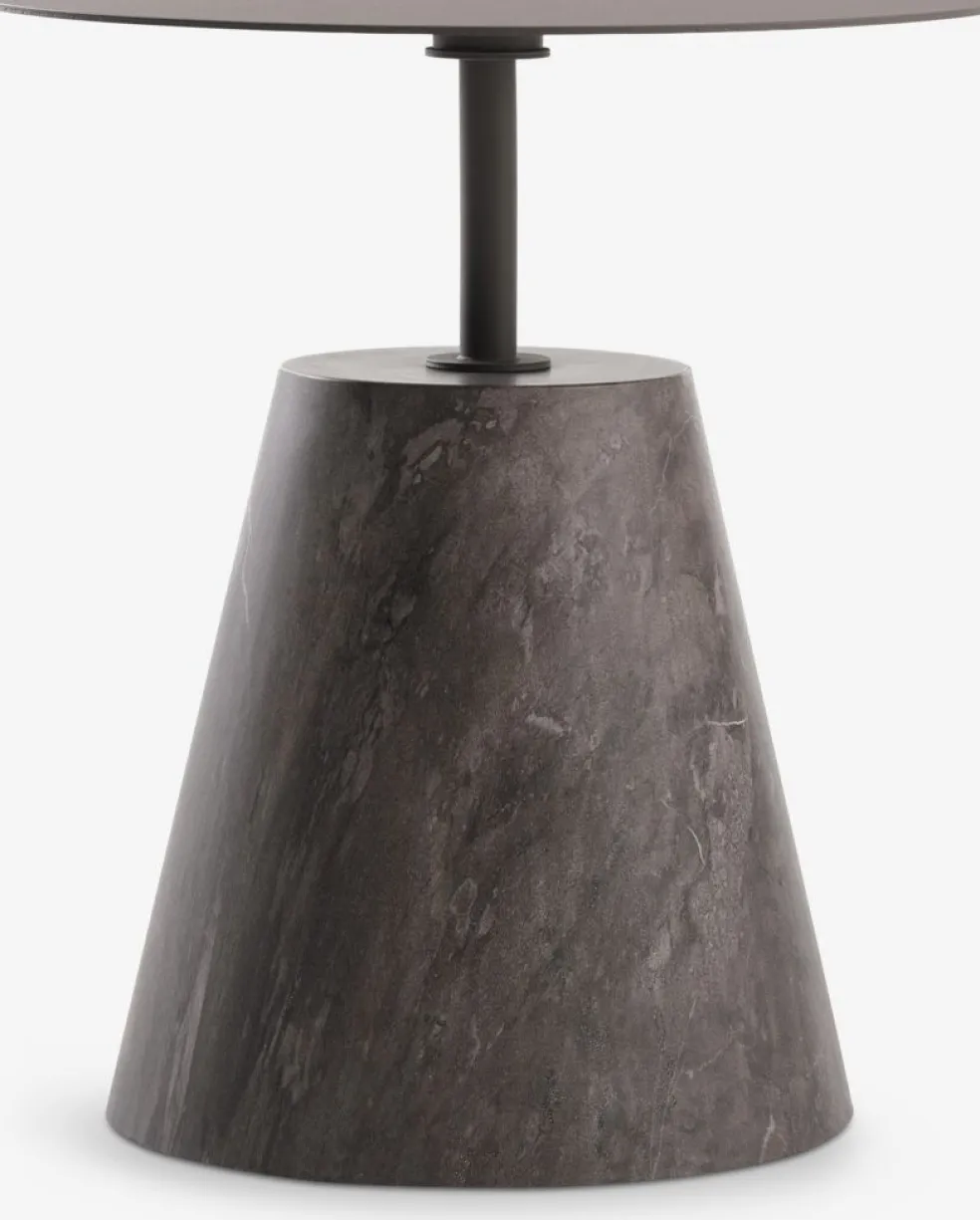DALRIPATable d'appoint DALRIPA Ø45xH50 sable foncé