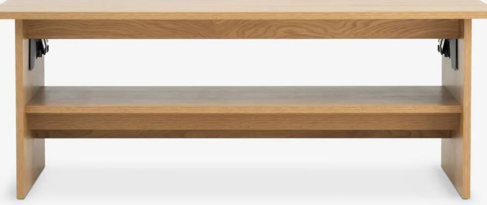 DAUGBJERGTable basse DAUGBJERG L120 plateau relevable coloris chêne