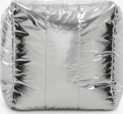 DAVINDEPouf DAVINDE 40x45 argenté