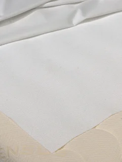 Drap imperméable 100 flanelle blanc