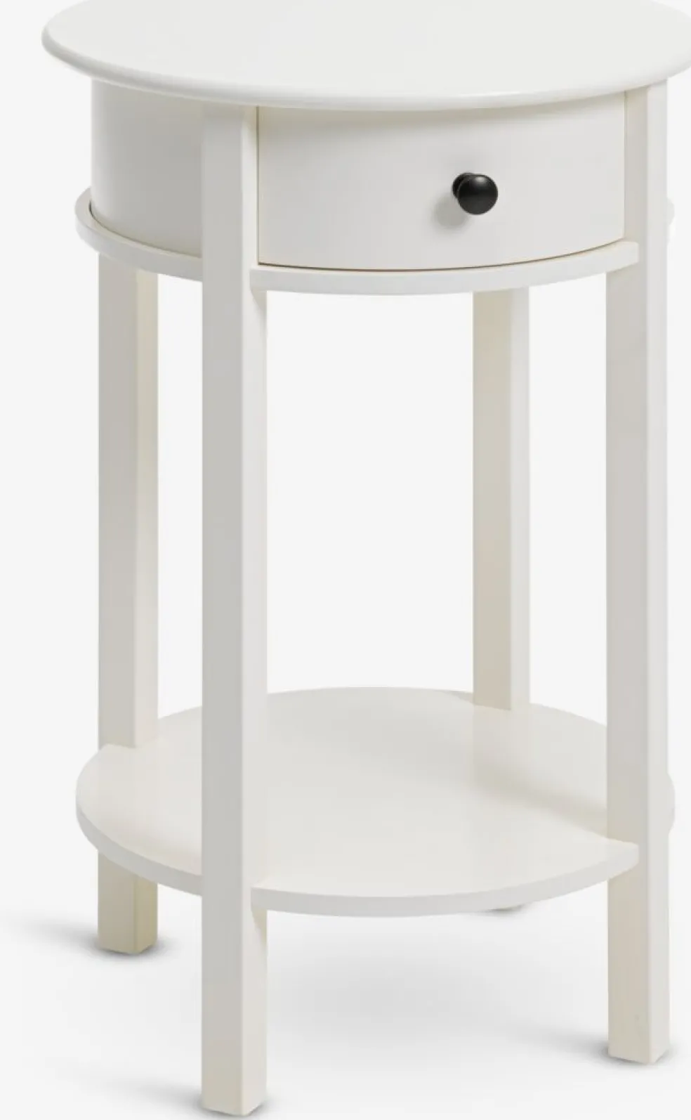 EGEBYTable de nuit EGEBY 1 tiroir blanc