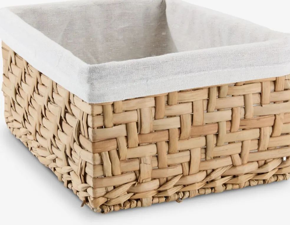 EJNOPanier EJNO l22xL31xH15cm a/tissu naturel