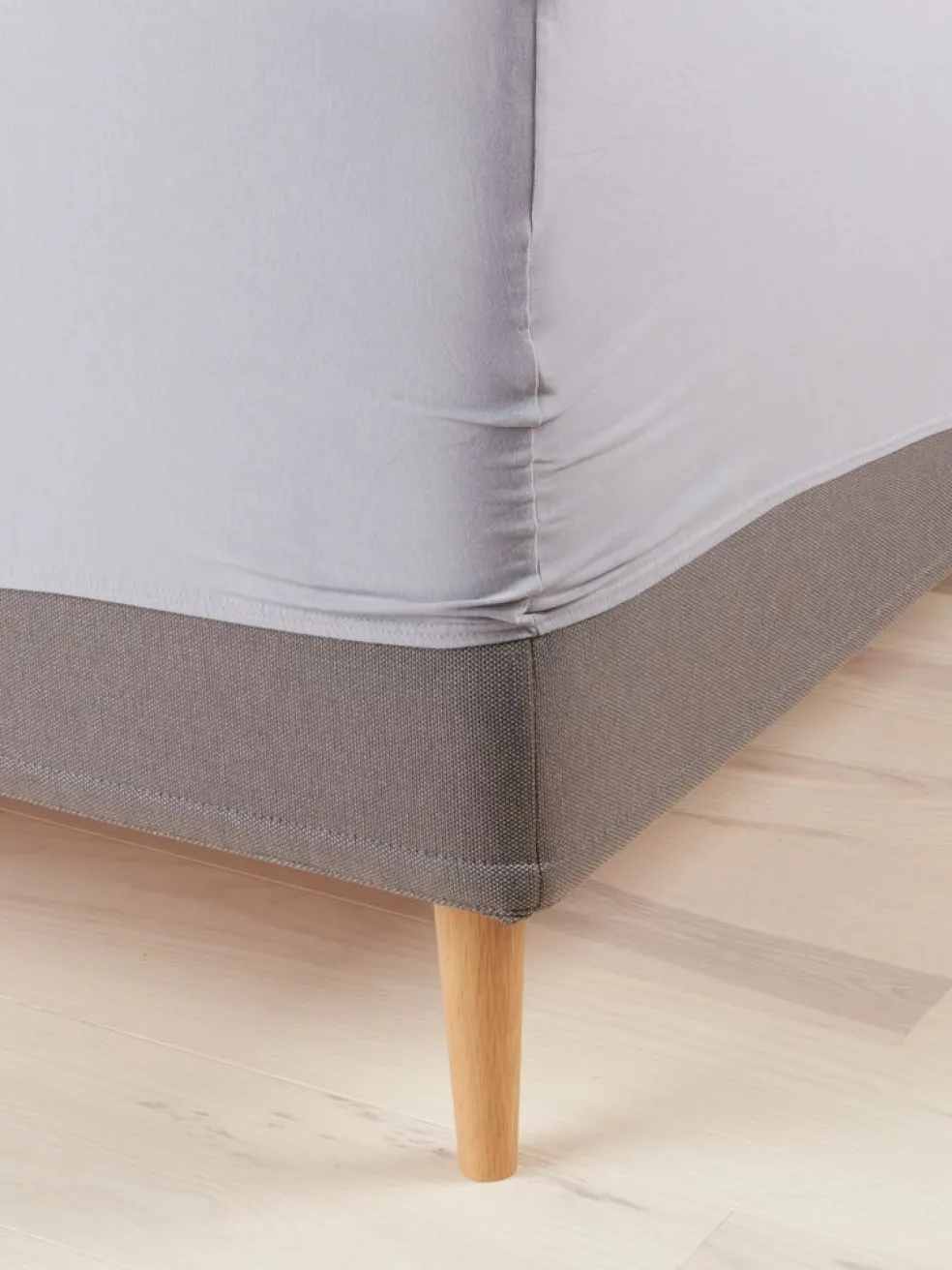 ELSEGoldDrap-housse Jersey ELSE 140x200x30 gris