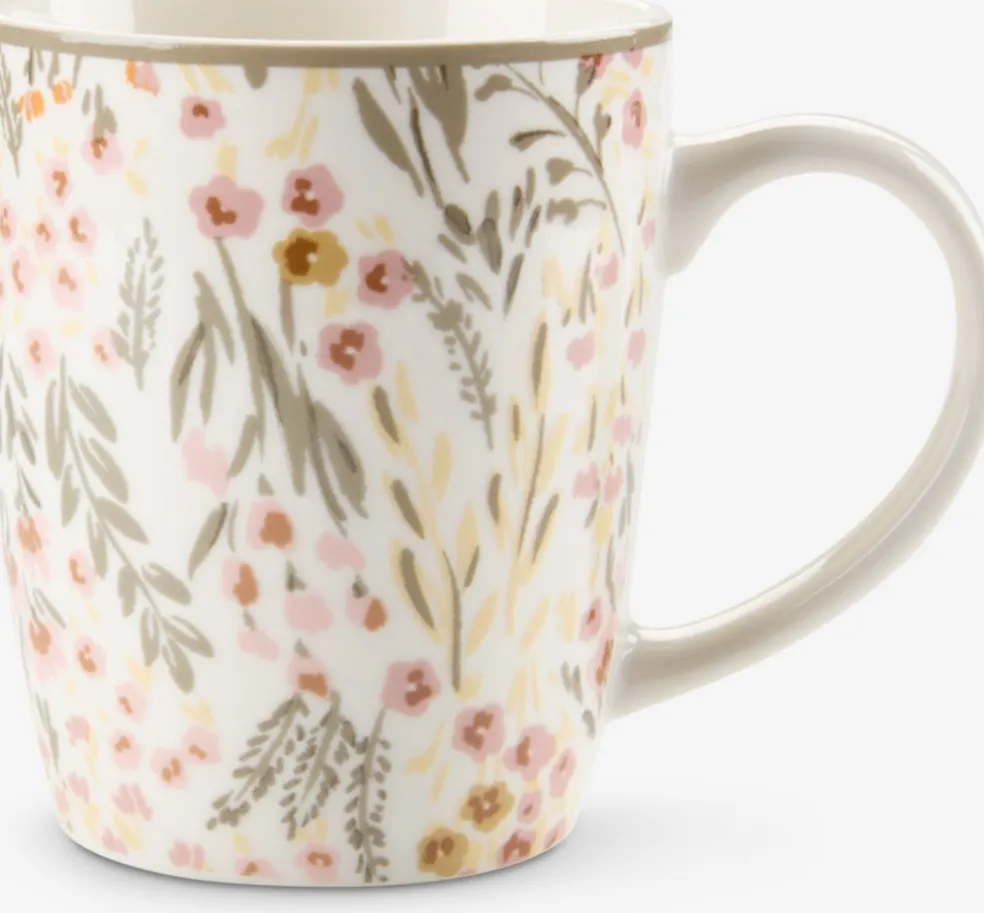 EMILTasse EMIL Ø8xH10cm 35cl a/fleurs