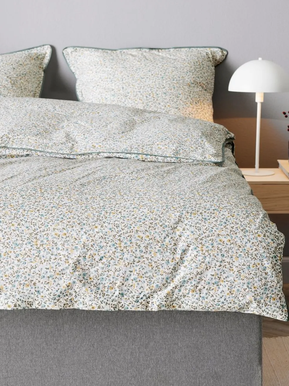 EMILYGoldParure de lit Percale EMILY 240x220 bleu
