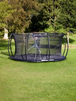 FALKTrampoline enterré FALK Ø396 a/filet noir