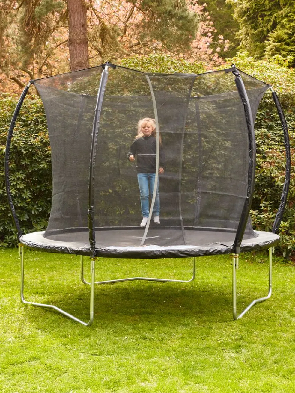 FALKTrampoline FALK Ø250 a/filet sécurité noir
