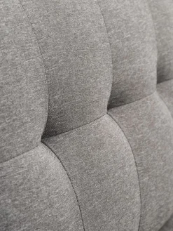 FALSLEVCanapé FALSLEV 3 places tissu gris