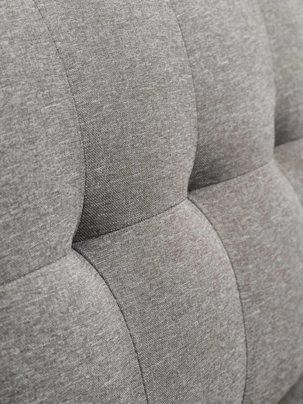 FALSLEVCanapé FALSLEV 3 places tissu gris