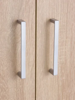 FANDRUPArmoire FANDRUP 145x176 3 portes 3 tiroirs coloris chêne c.