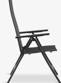FAUSING + BREDSTENFAUSING L220 table + 4 BREDSTEN chaises noir
