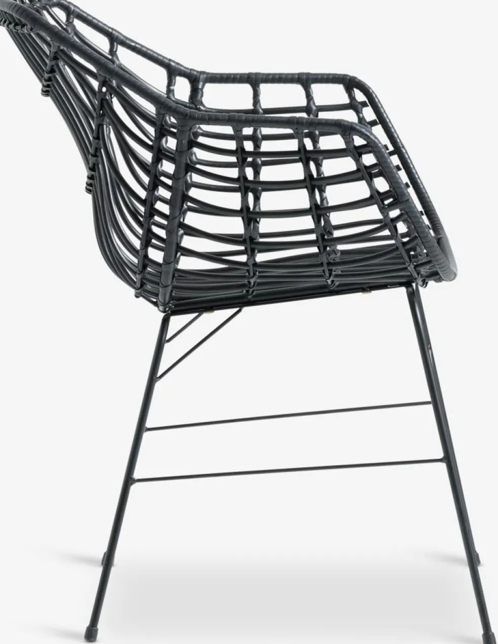 FAUSING + ILDERHUSEFAUSING L220 table naturel + 4 ILDERHUSE chaises noir