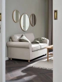FERRITSLEVCanapé FERRITSLEV 2 places tissu beige